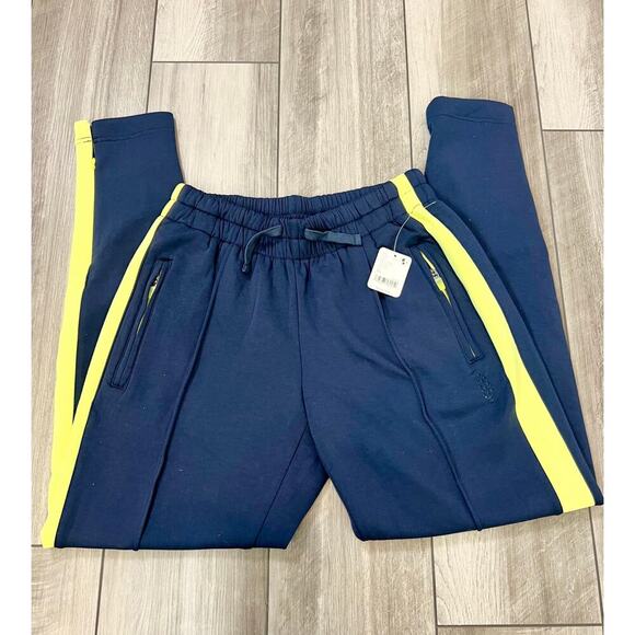 Free People Movement Right On Track Pants in Navy Combo Size XS Stretch Mid Rise - Picture 3 of 4